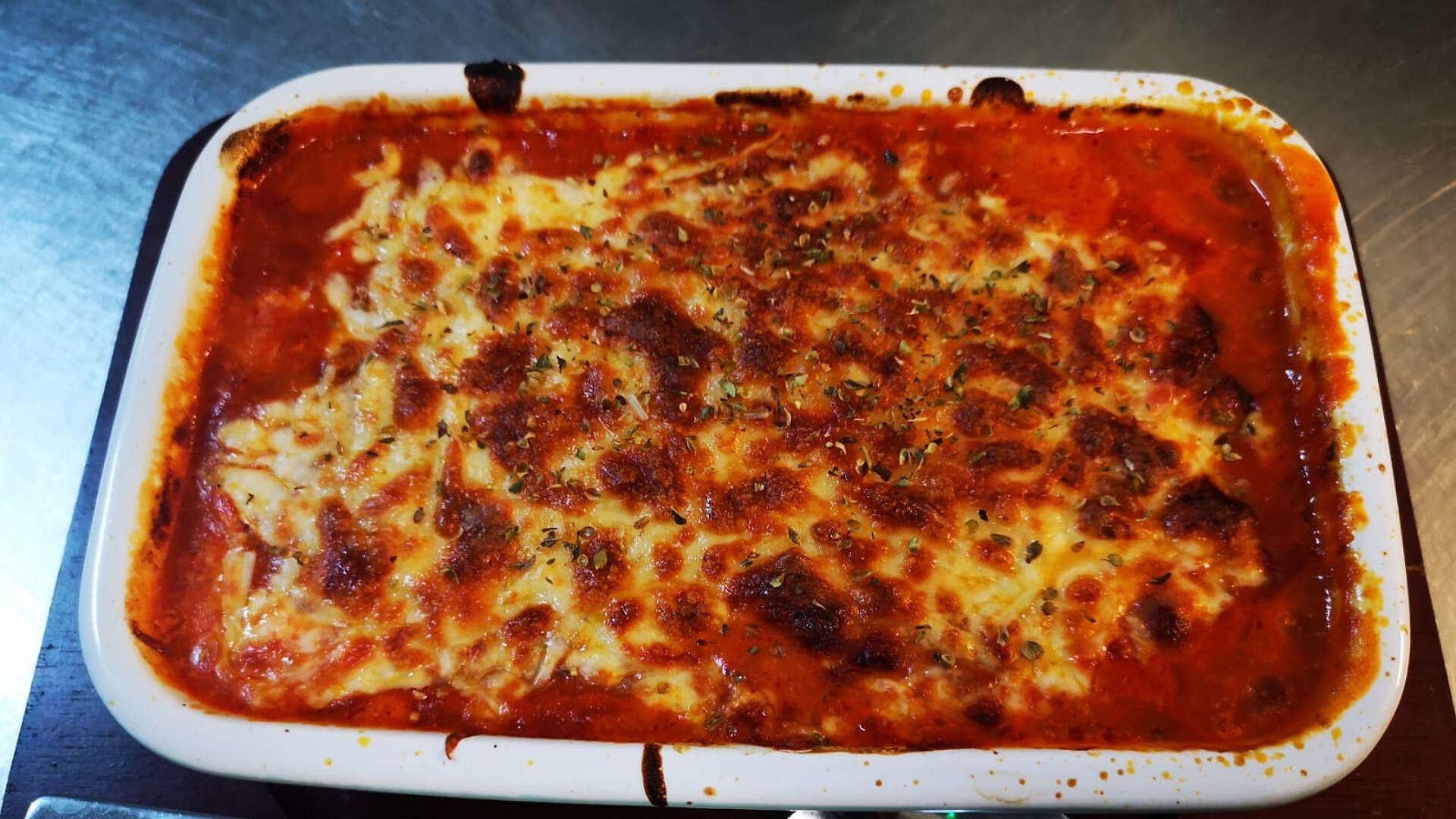 Lasagne in der Pizzeria Bahnwirt 